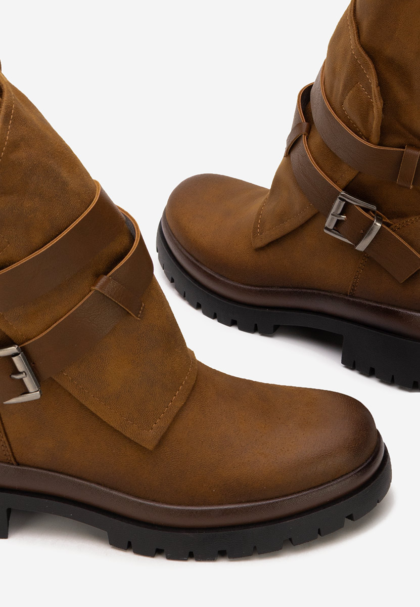 Cariolia camel női bokacsizma