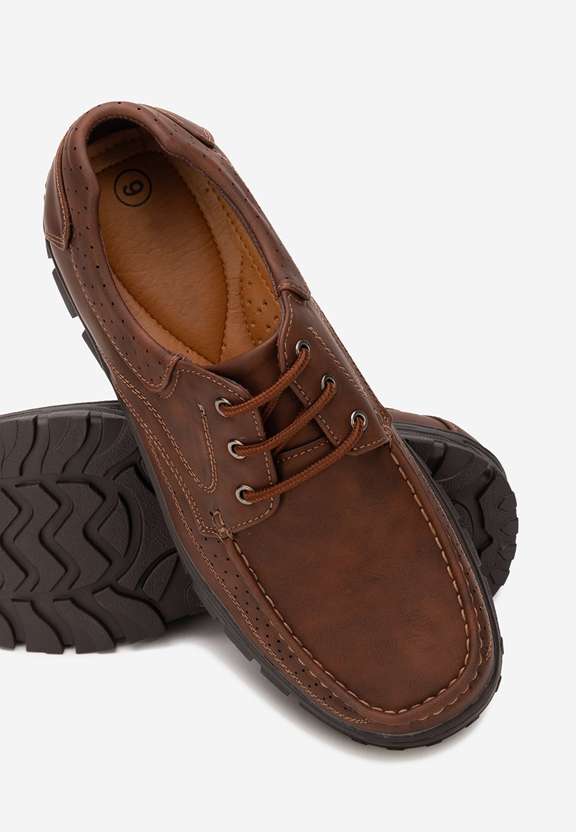 Elmor barna férfi félcipő