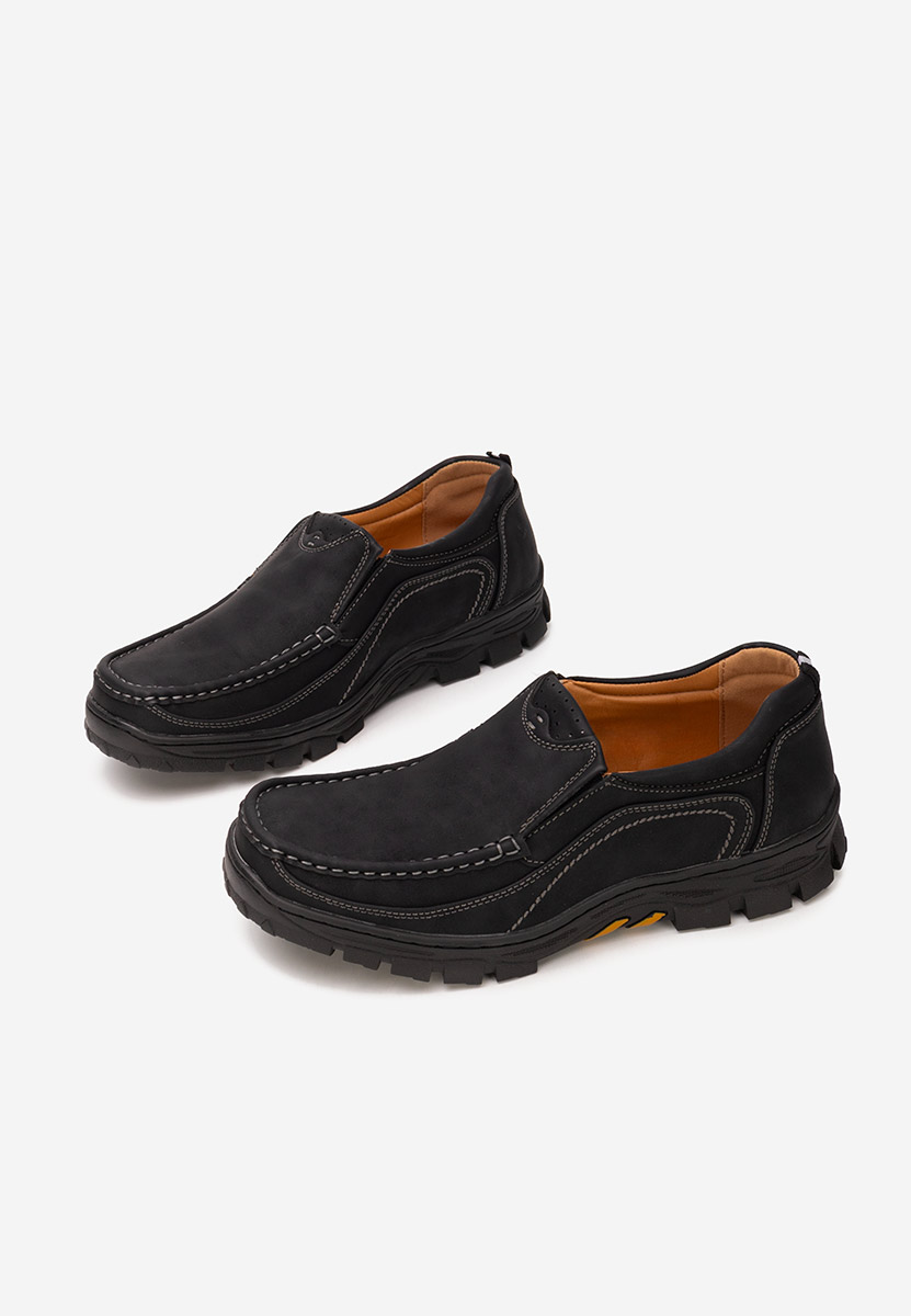 Tenaro fekete férfi félcipő