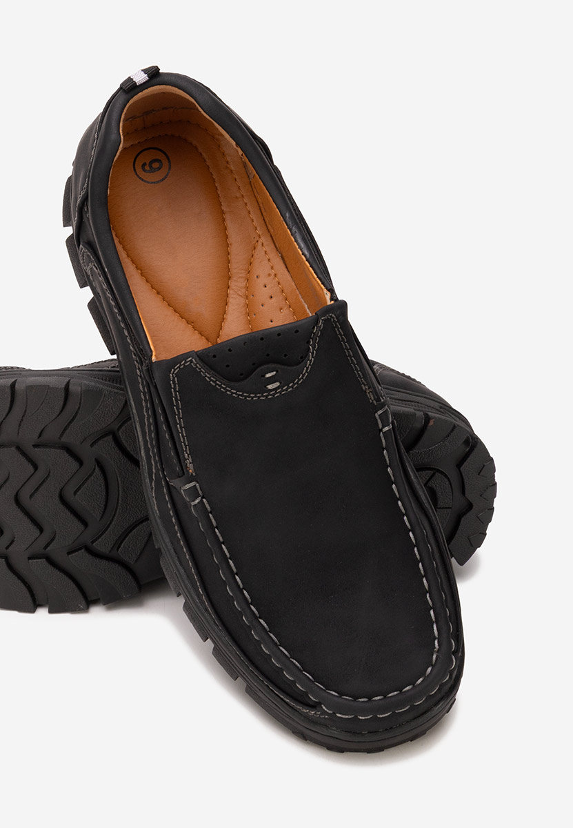 Tenaro fekete férfi félcipő