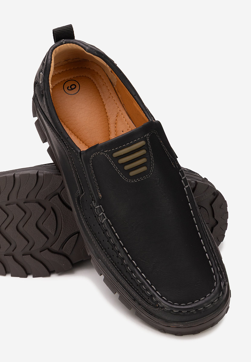 Alveron fekete férfi félcipő