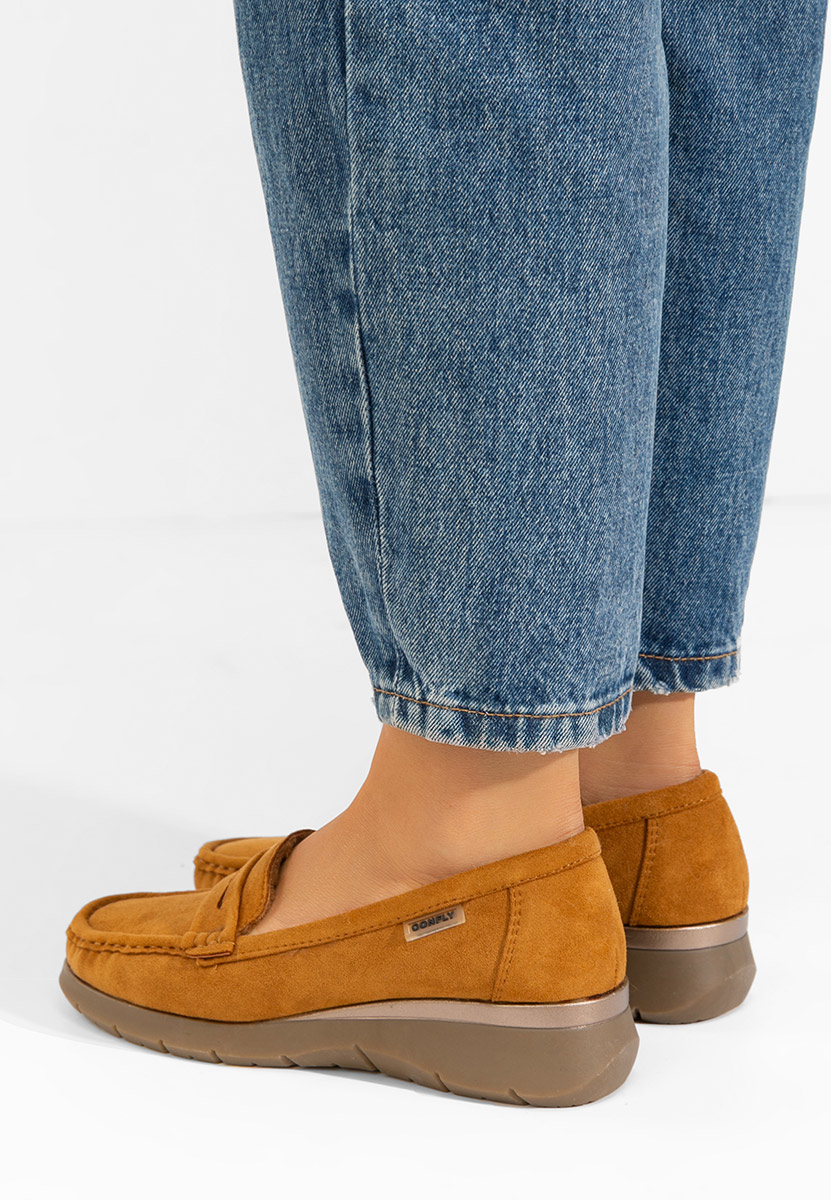 Hazelia camel platform mokaszin