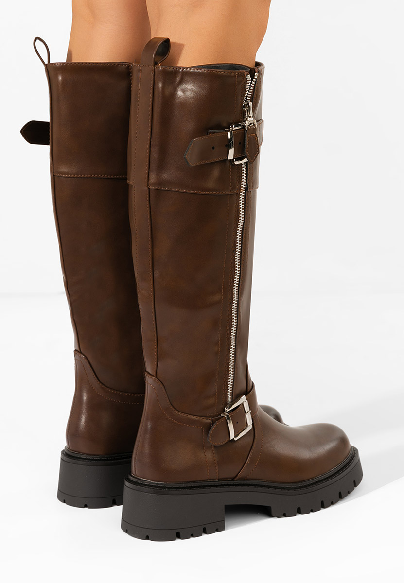 Pavora barna női csizma