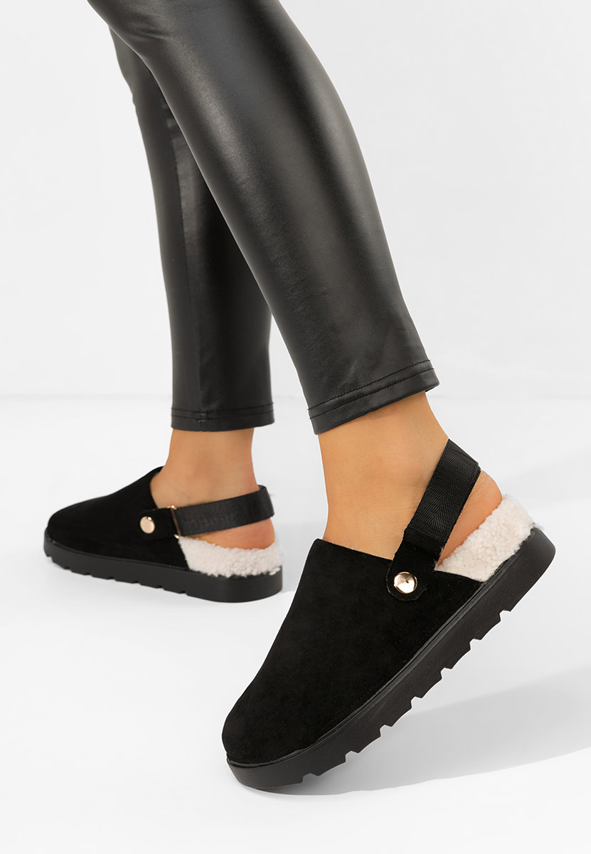 Tamra fekete női papucs