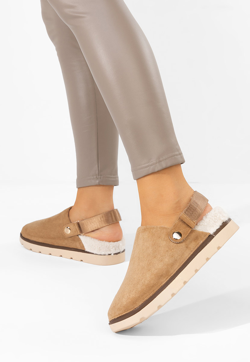 Tamra khaki női papucs