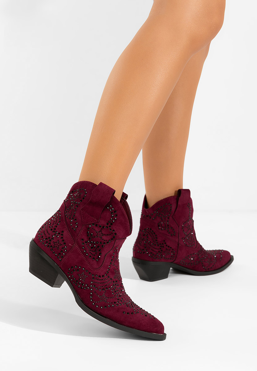 Ninna borvörös cowboy csizma Ninna borvörös cowboy csizma