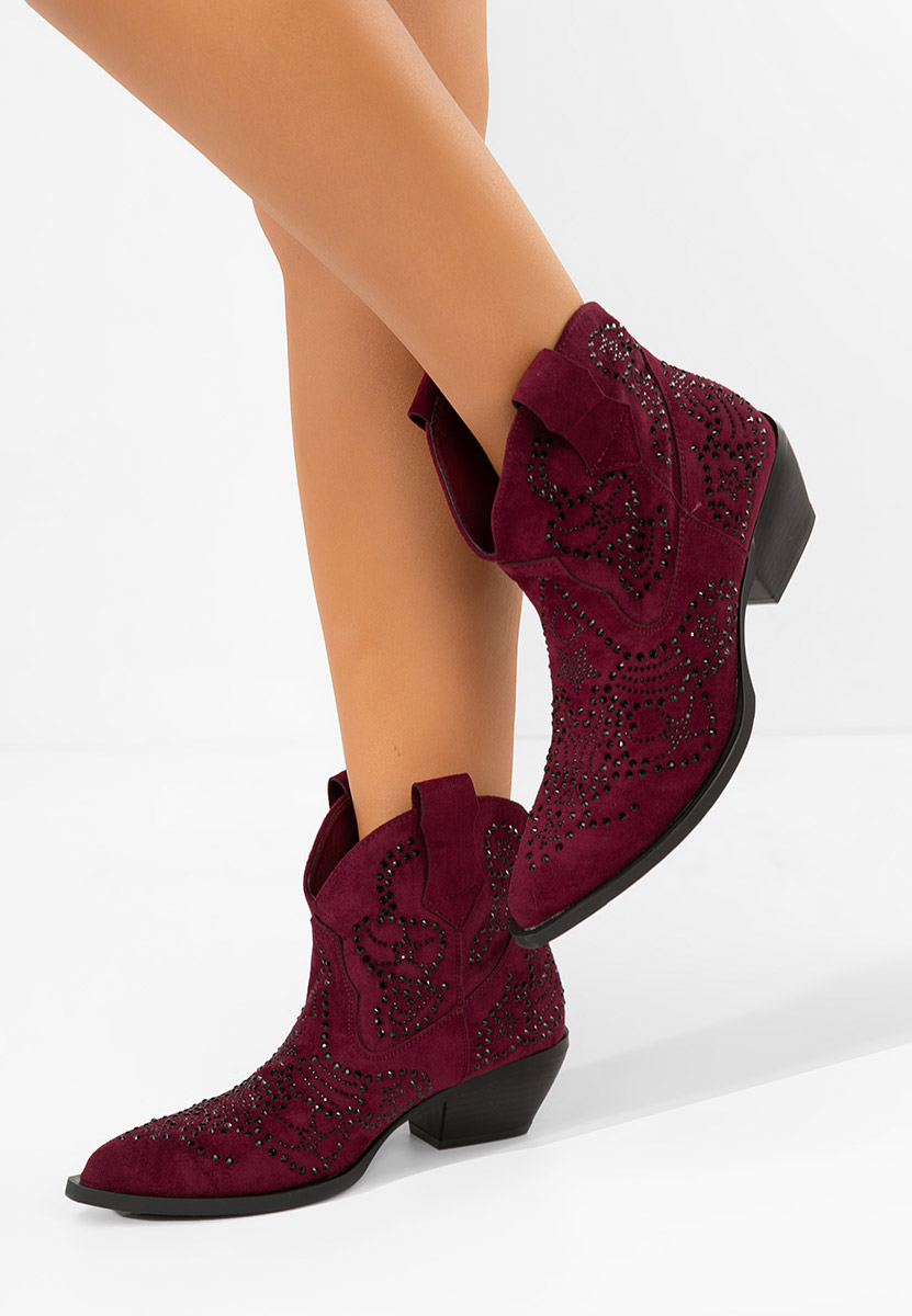 Ninna borvörös cowboy csizma Ninna borvörös cowboy csizma