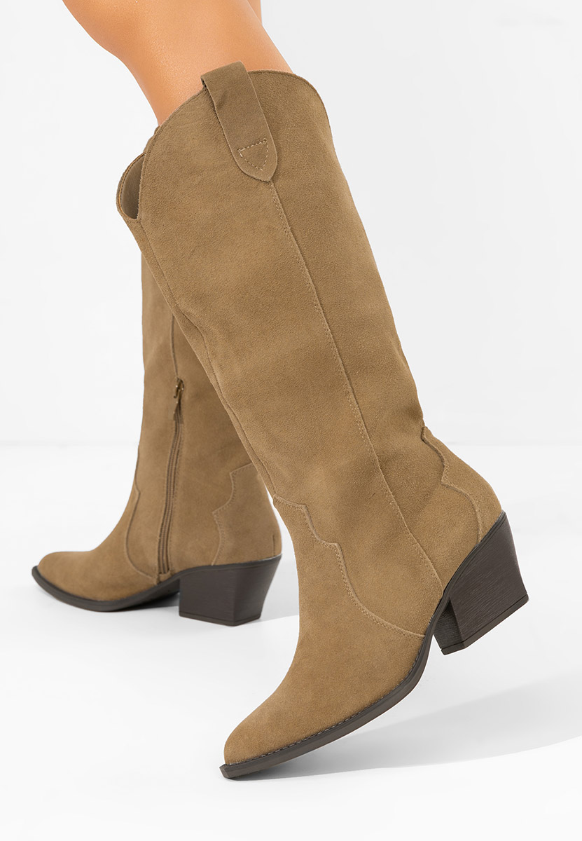 Hetafe khaki cowboy csizma női  Hetafe khaki cowboy csizma női