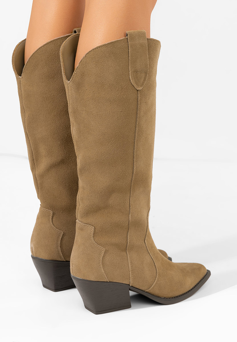 Hetafe khaki cowboy csizma női  Hetafe khaki cowboy csizma női