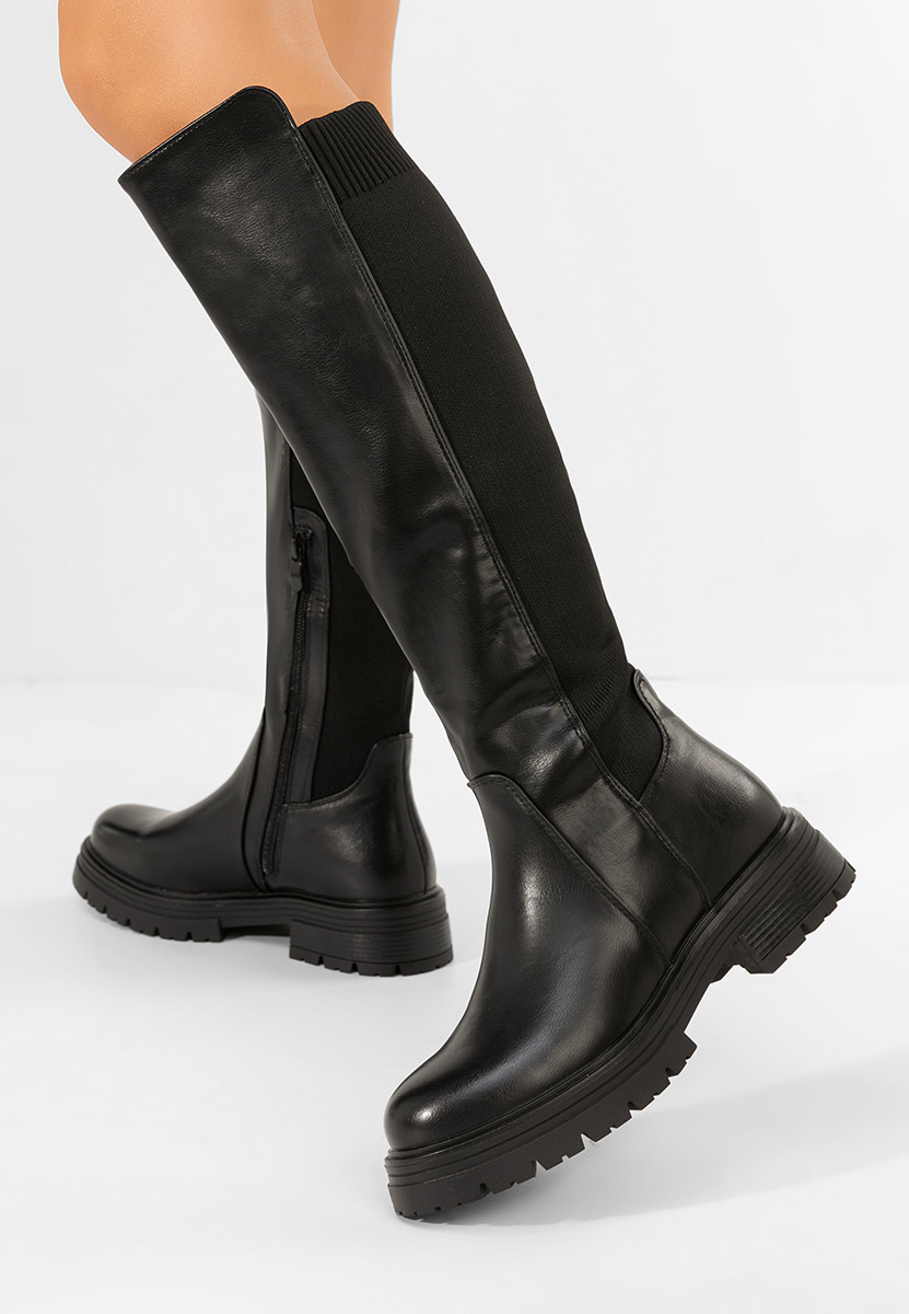 Belora fekete női csizma