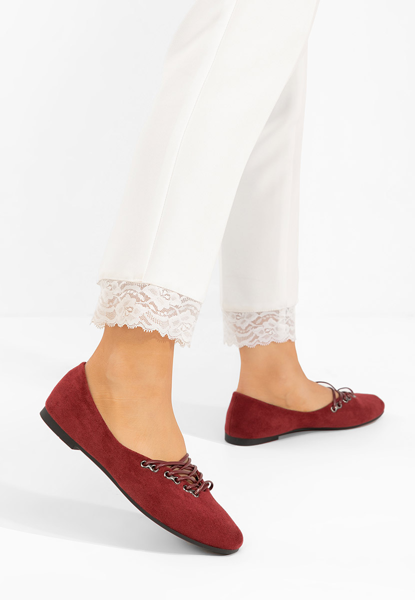 Carela piros női balerina