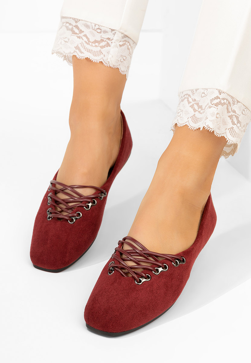 Carela piros női balerina