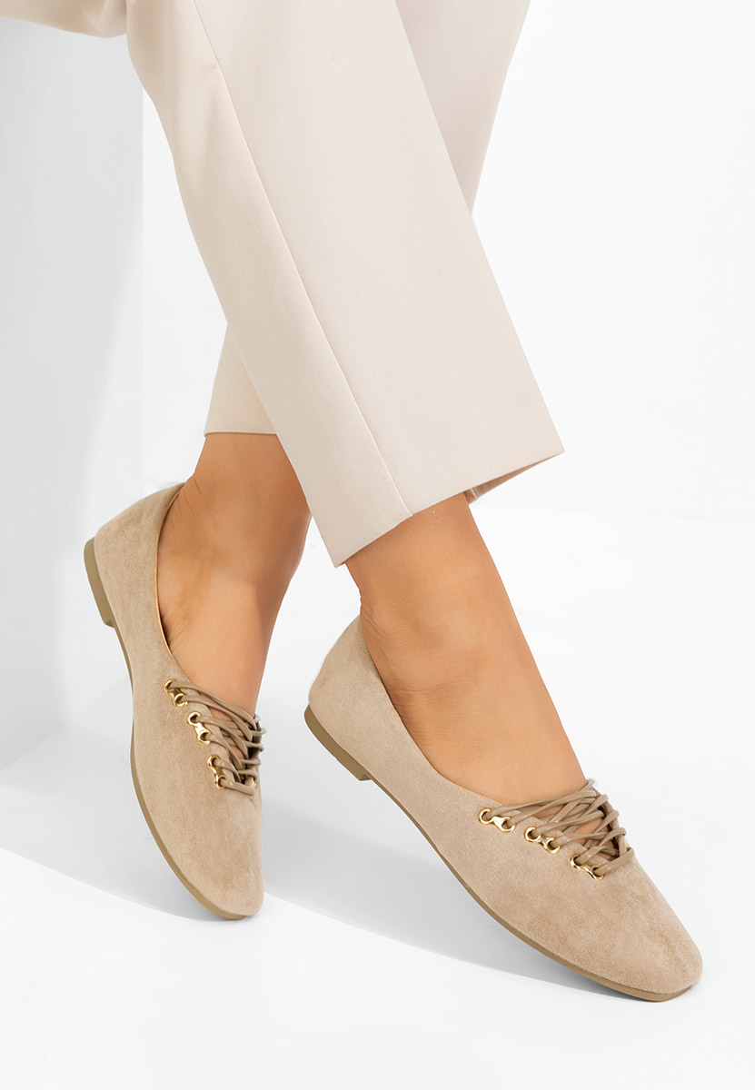 Carela khaki női balerina