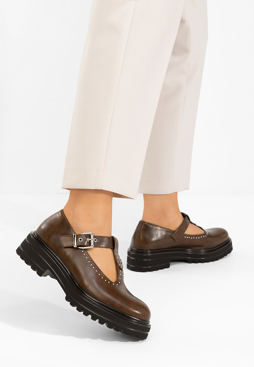 Pietrina barna női casual cipő