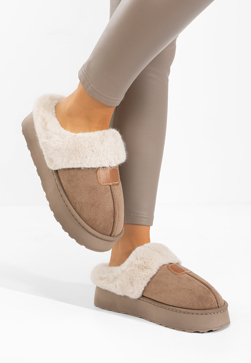 Flufina barna női papucs