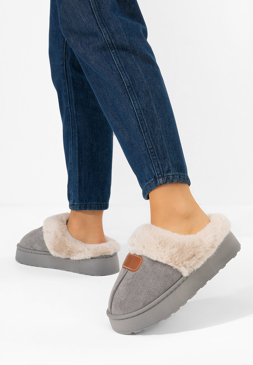 Flufina szürke női papucs
