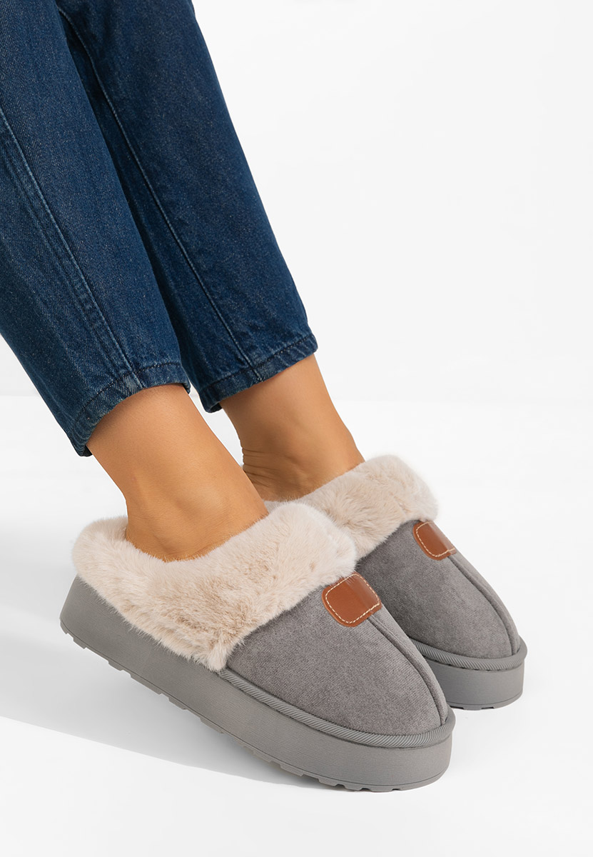 Flufina szürke női papucs