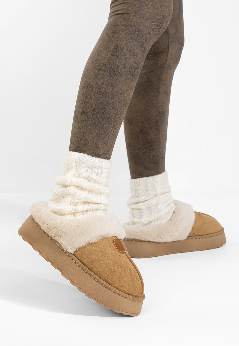 Flufina khaki női papucs