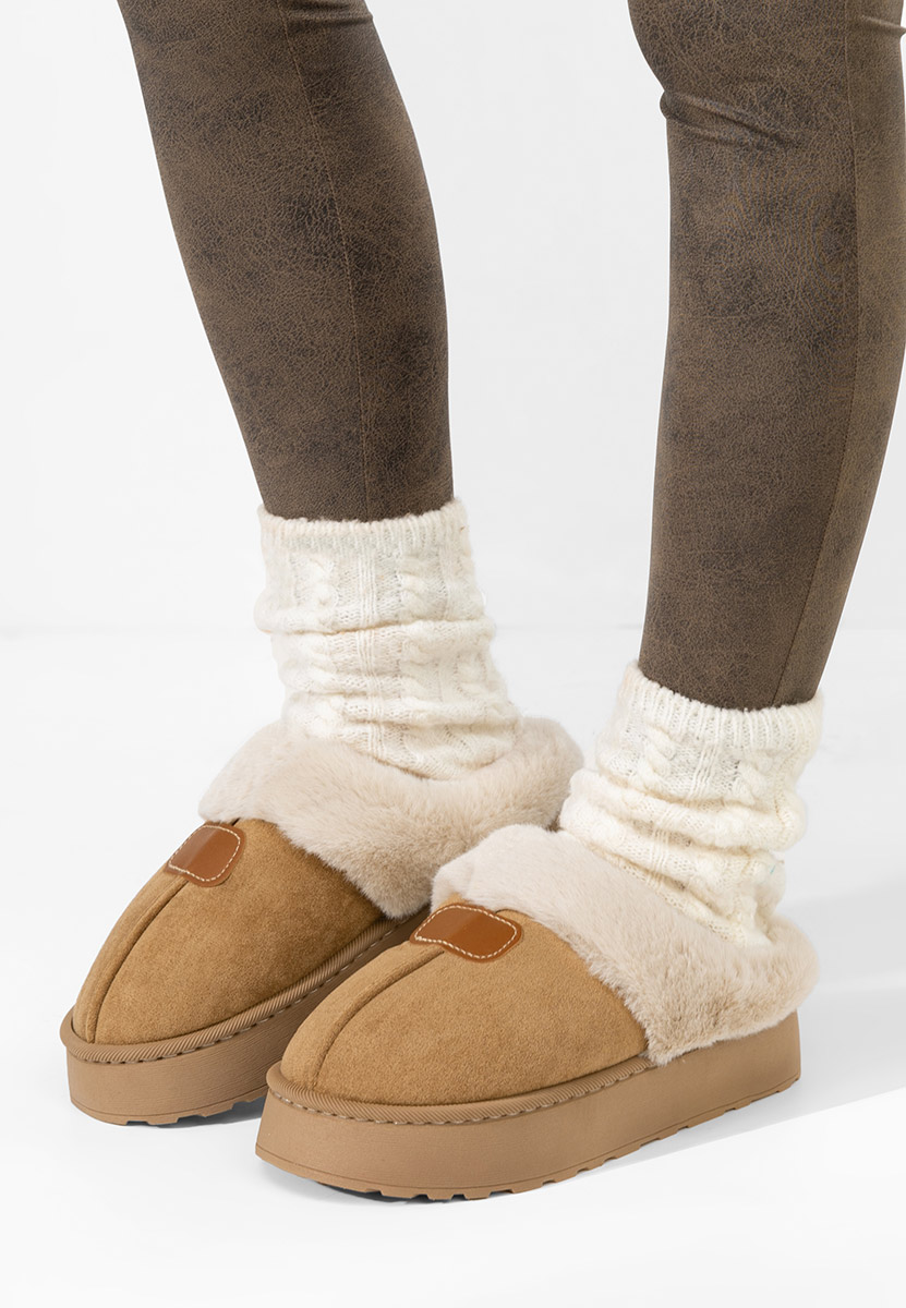 Flufina khaki női papucs