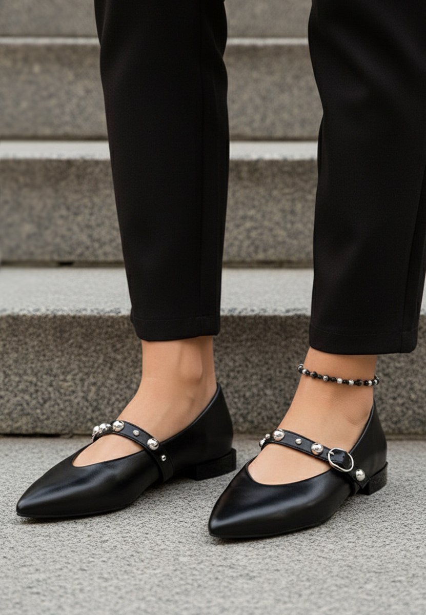 Sorilia fekete női balerina