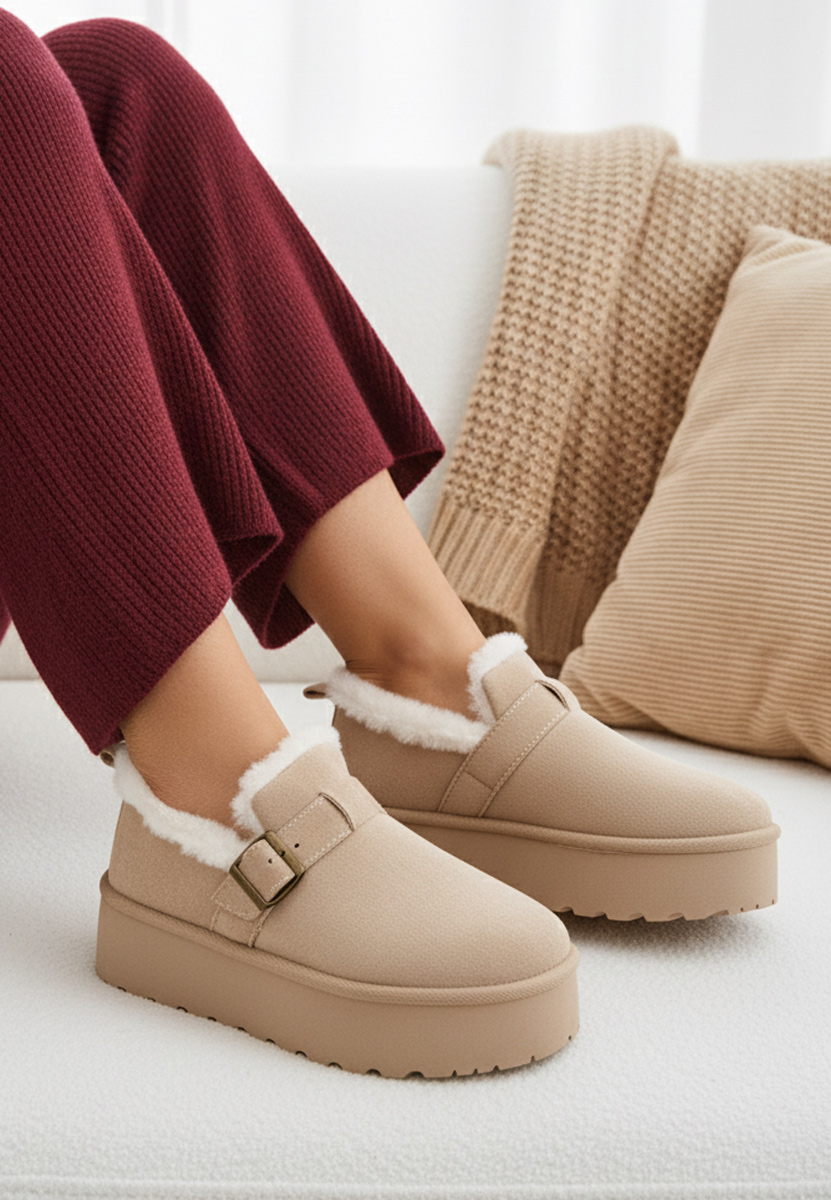 Myrl bézs női facipő