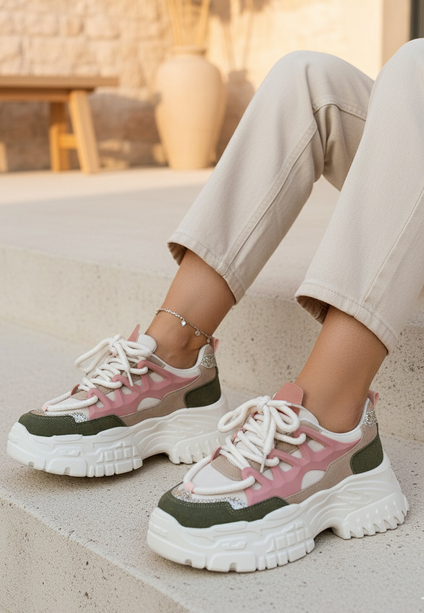 Adane v2 sokszínü telitalpú platform sneaker Adane v2 sokszínü telitalpú platform sneaker