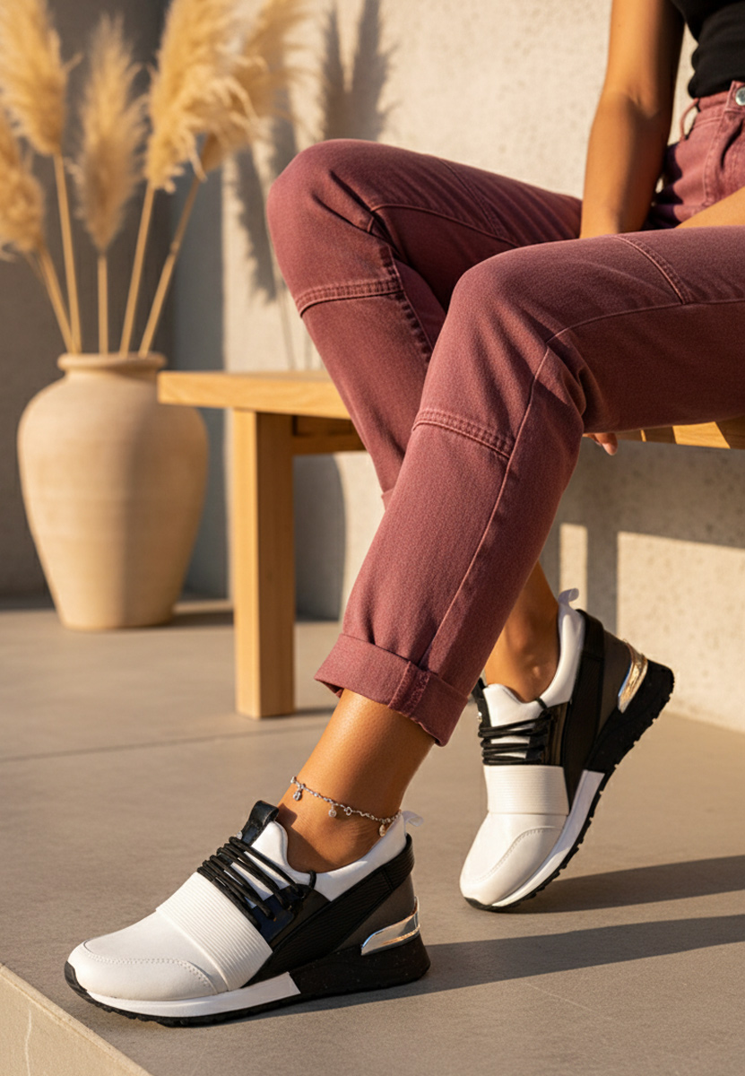 Camy fehér női tornacipő