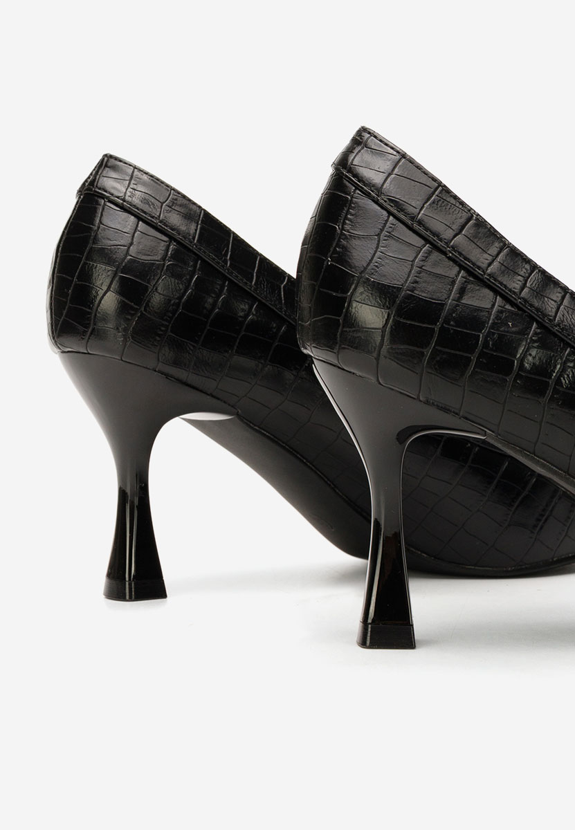 Jasoria fekete tűsarkú cipő 