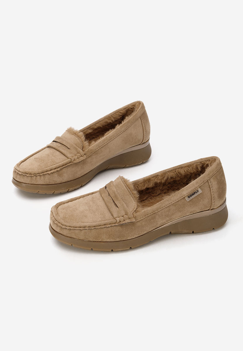 Hazelia khaki platform mokaszin