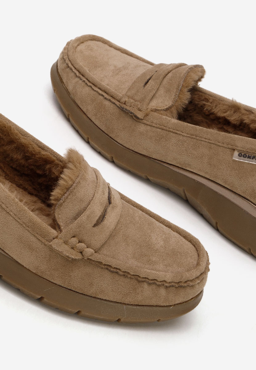 Hazelia khaki platform mokaszin