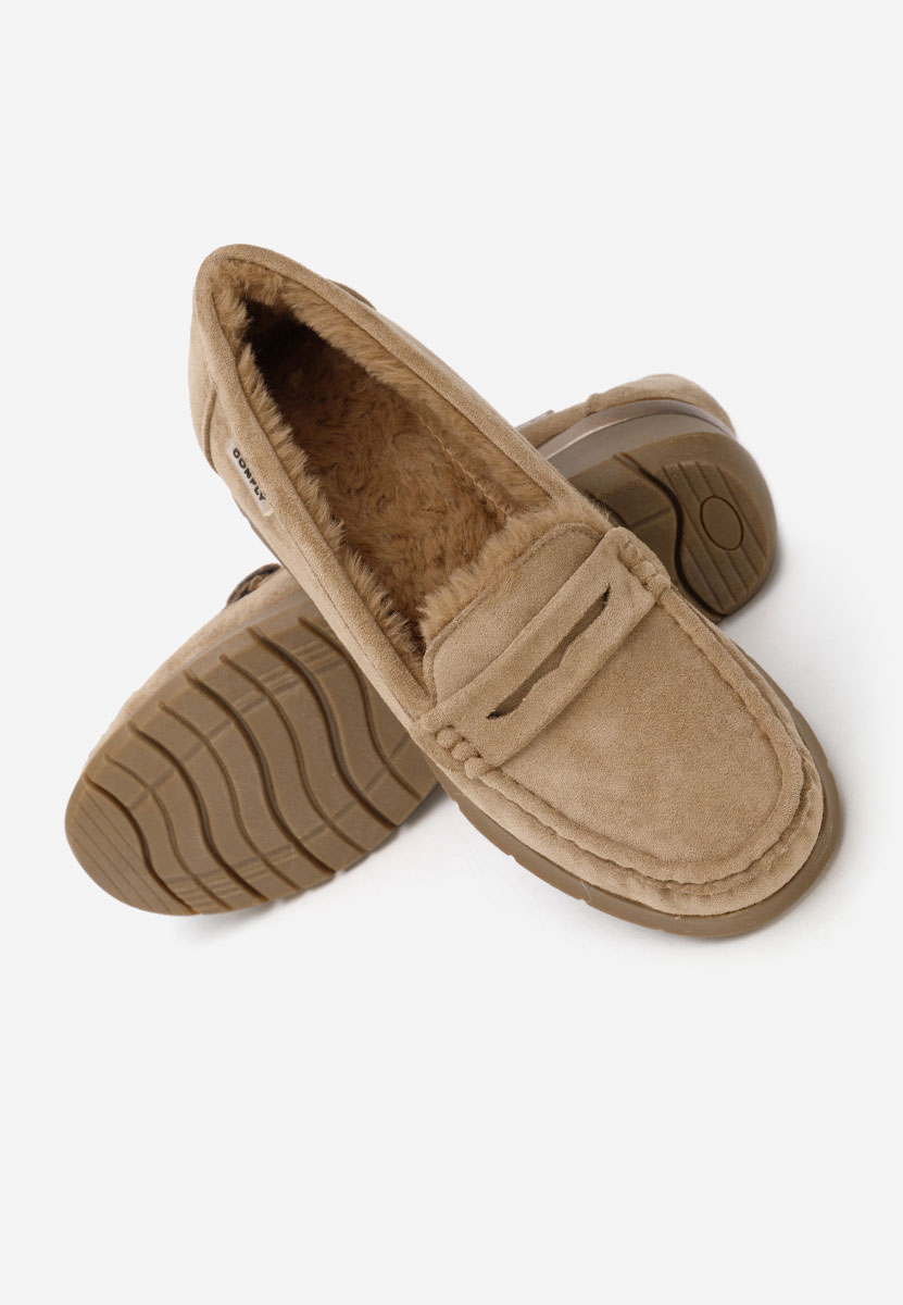 Hazelia khaki platform mokaszin