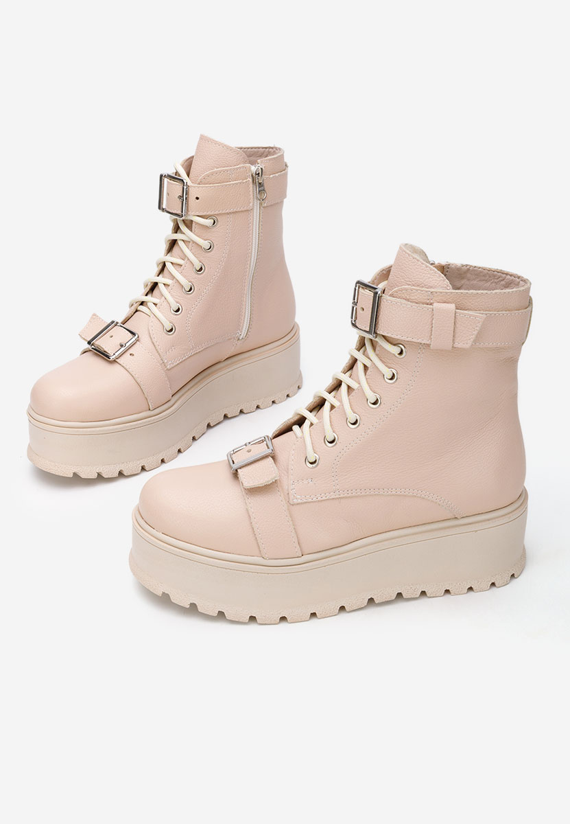 Astrid v5 börszínü női bőr bokacsizma