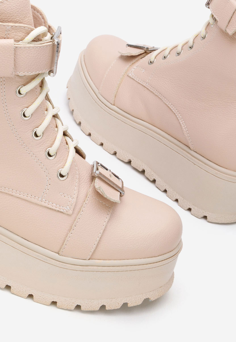 Astrid v5 börszínü női bőr bokacsizma