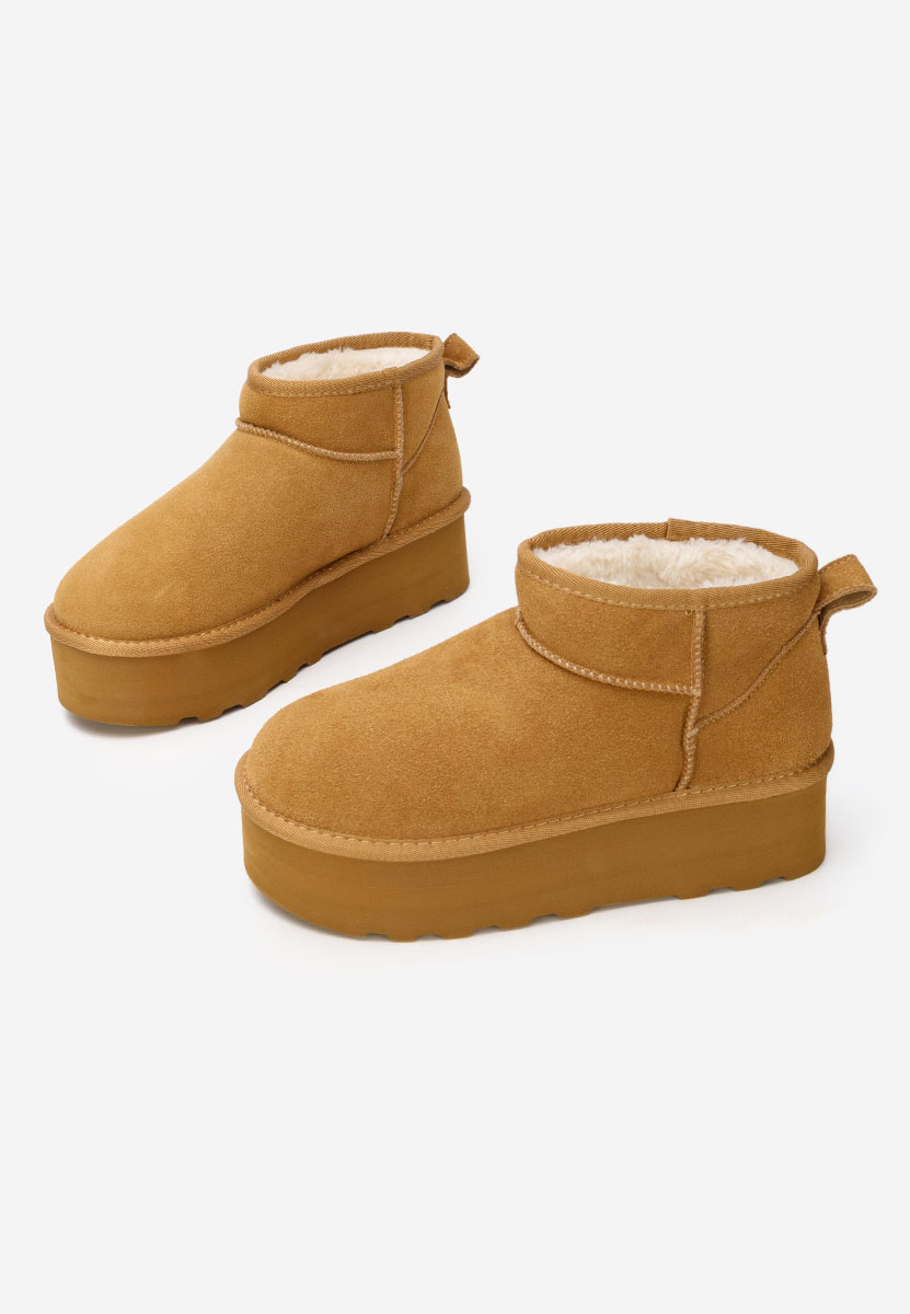 Fenoria camel telitalpú csizma