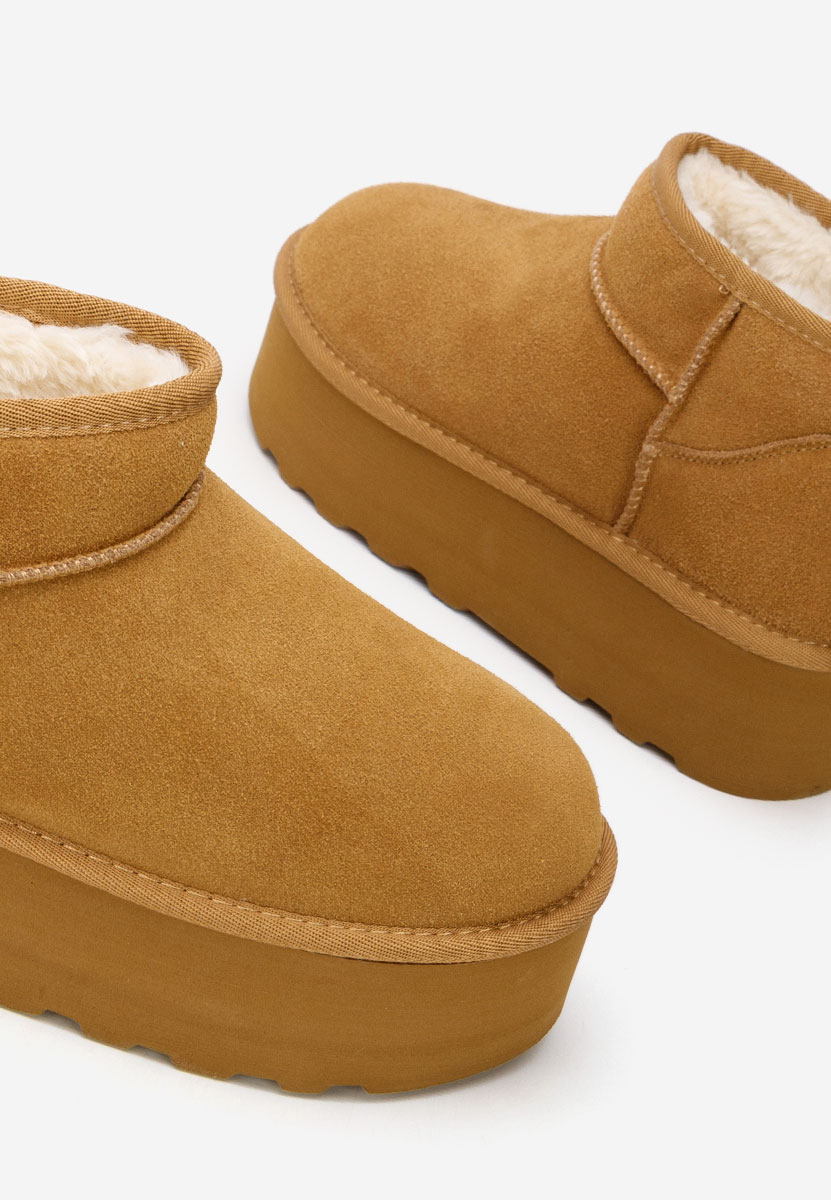 Fenoria camel telitalpú csizma