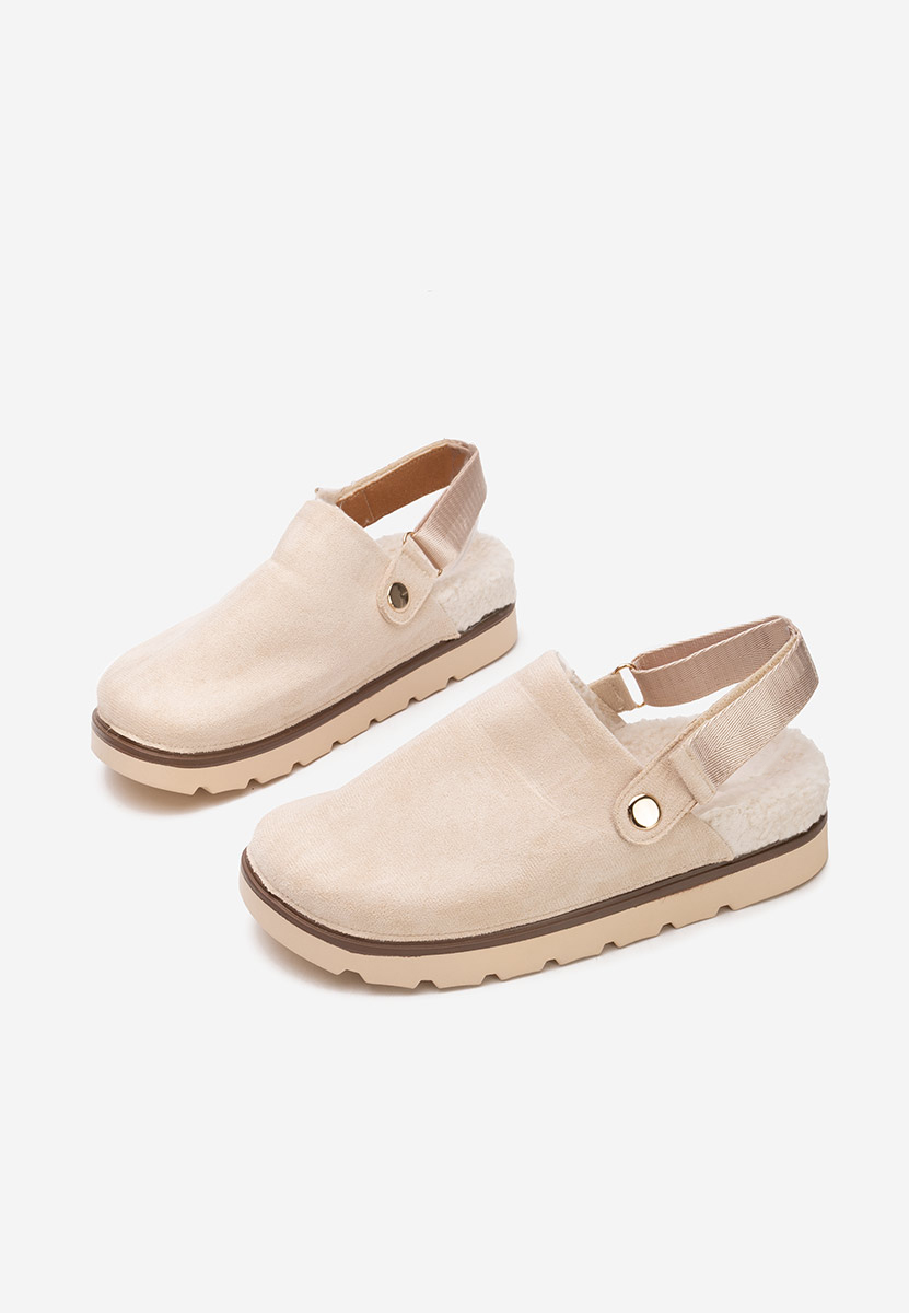 Tamra bézs női papucs