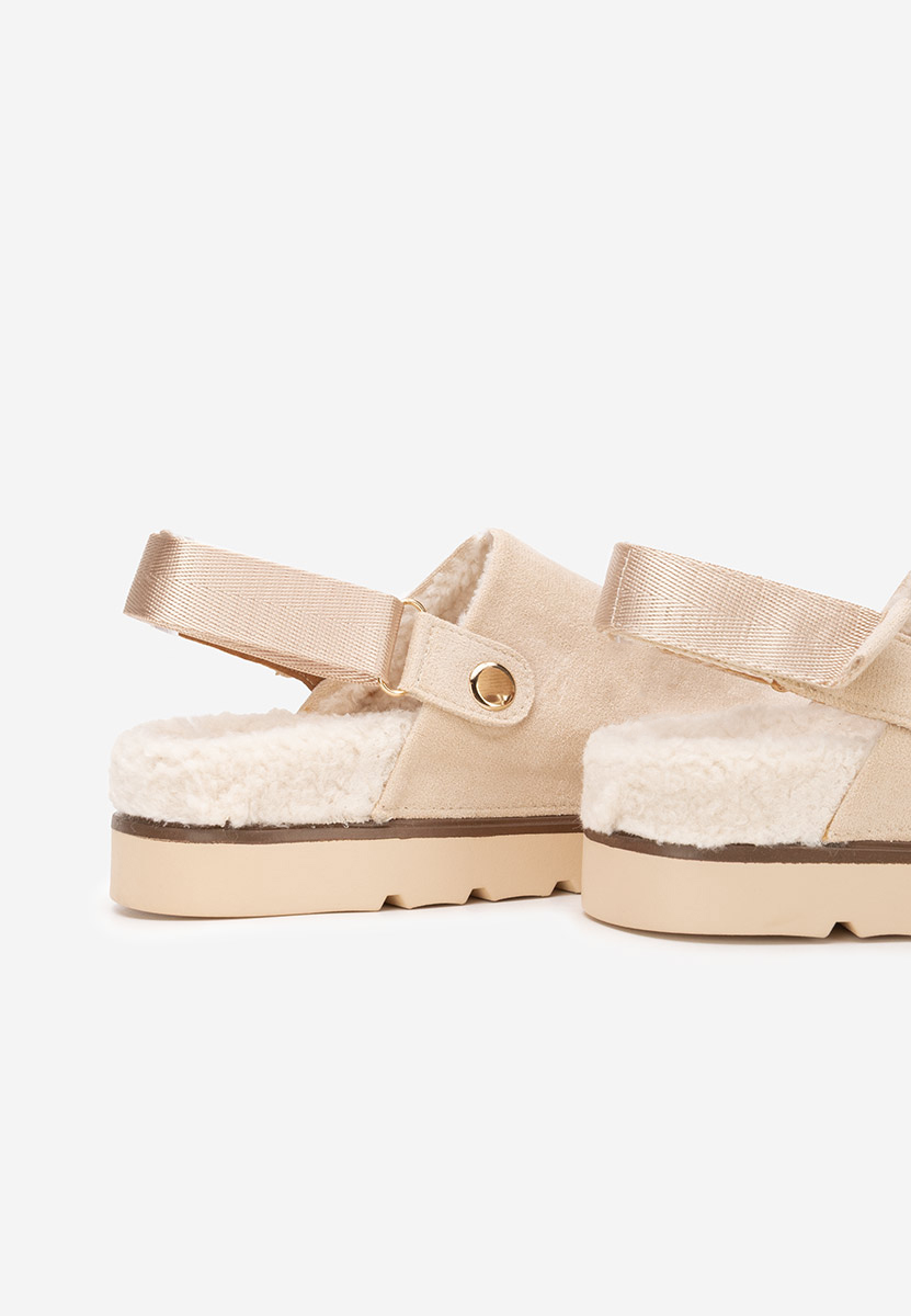 Tamra bézs női papucs