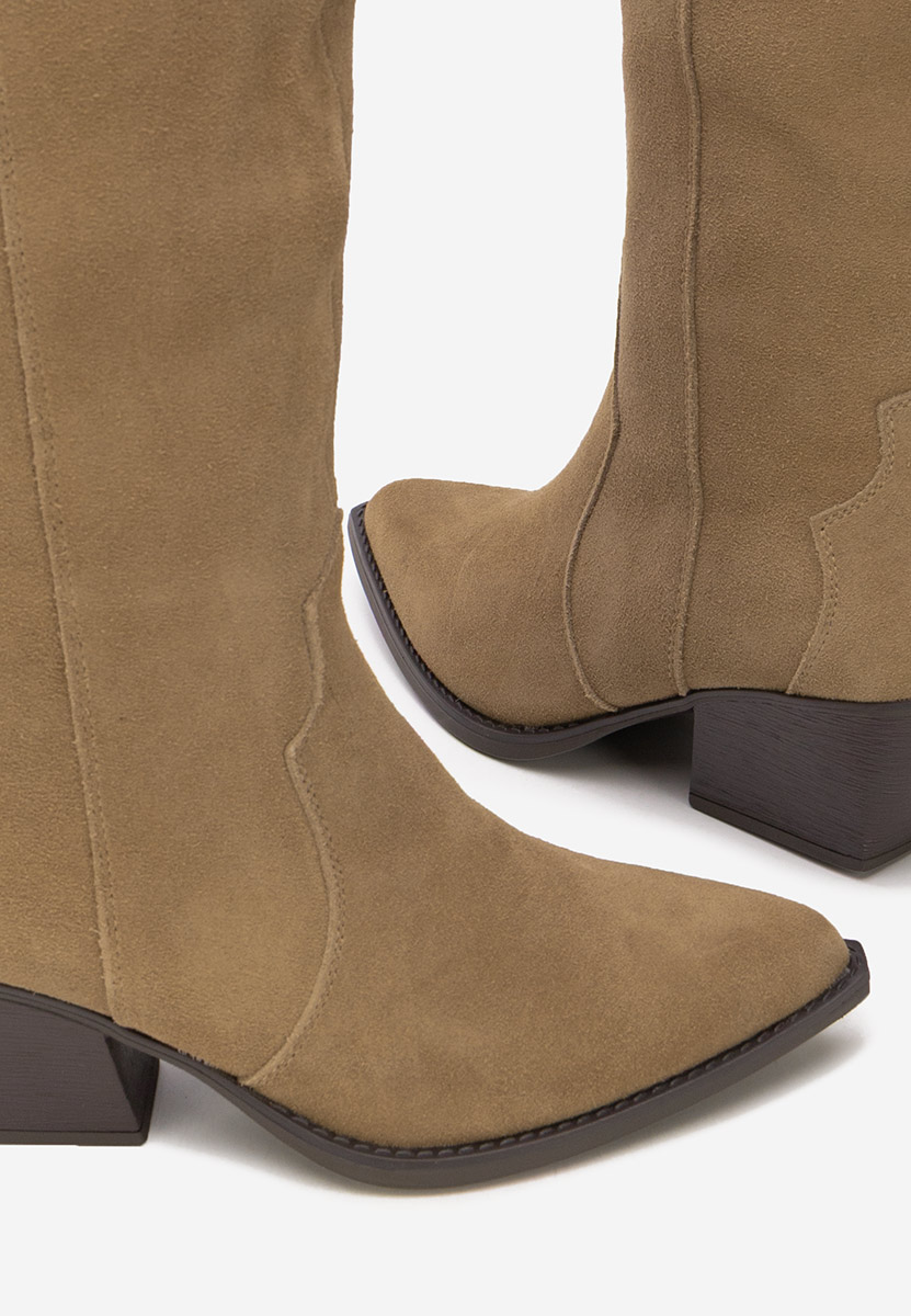 Hetafe khaki cowboy csizma női  Hetafe khaki cowboy csizma női