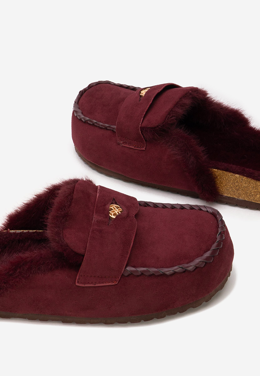 Mirania borvörös női papucs