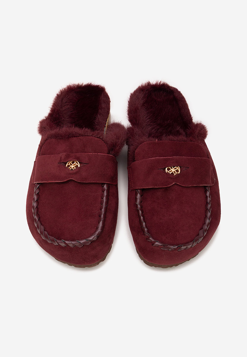 Mirania borvörös női papucs