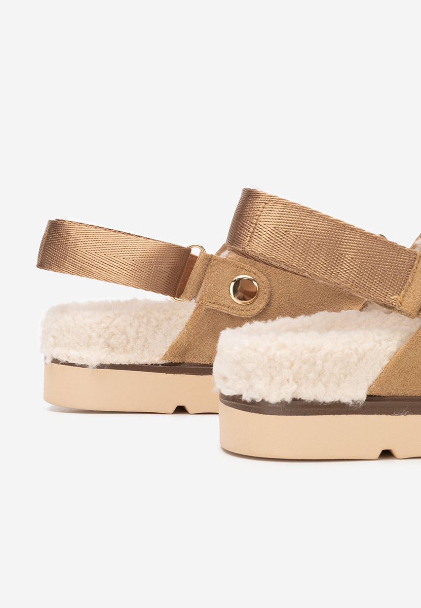 Tamra khaki női papucs