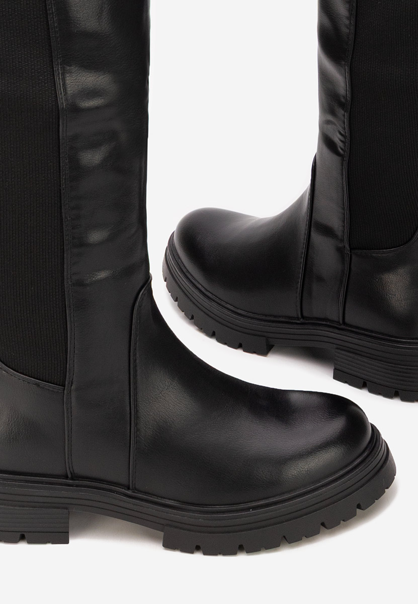 Belora fekete női csizma