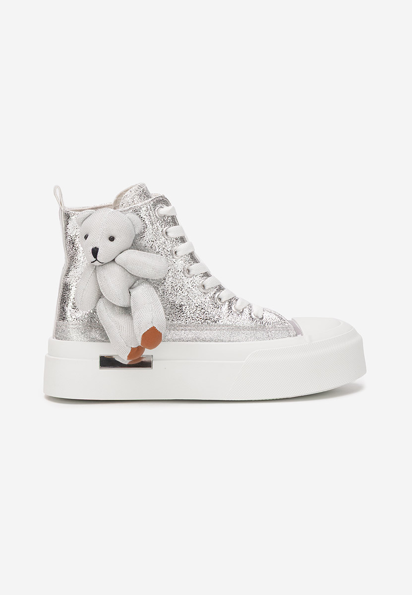 Alisea ezüst magasszárú teniszcipő