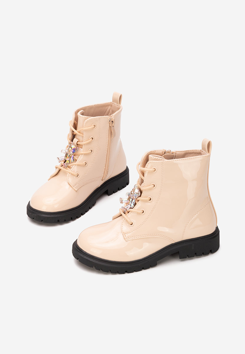 Andonia bézs lány bokacsizma