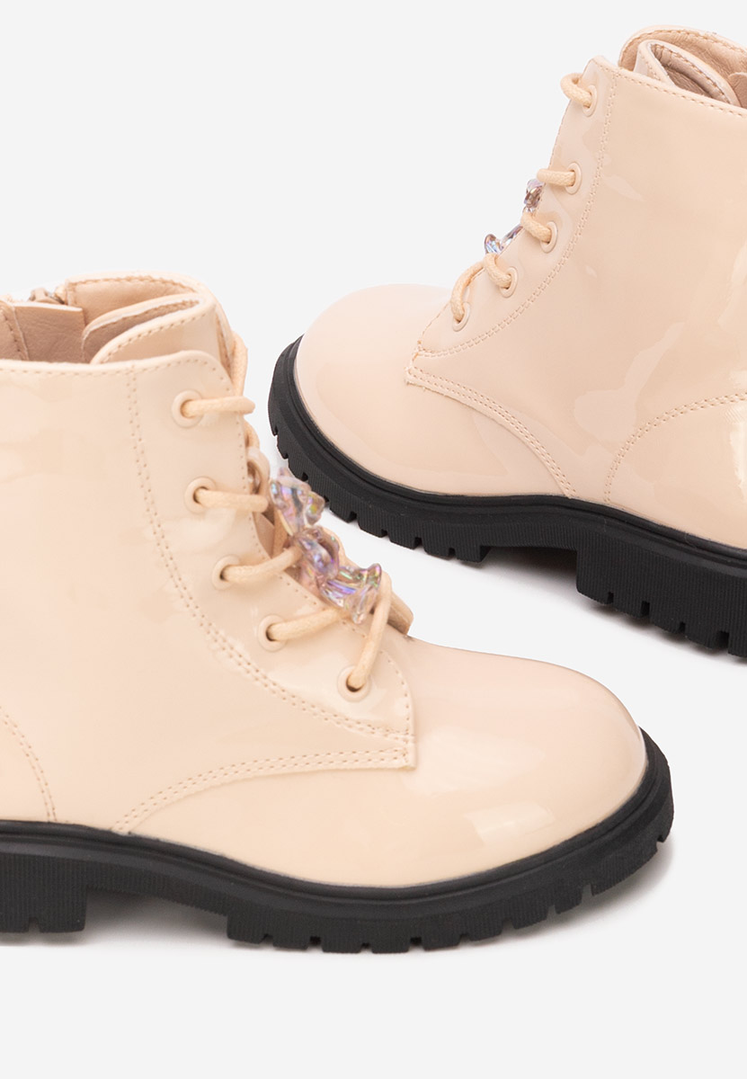 Andonia bézs lány bokacsizma