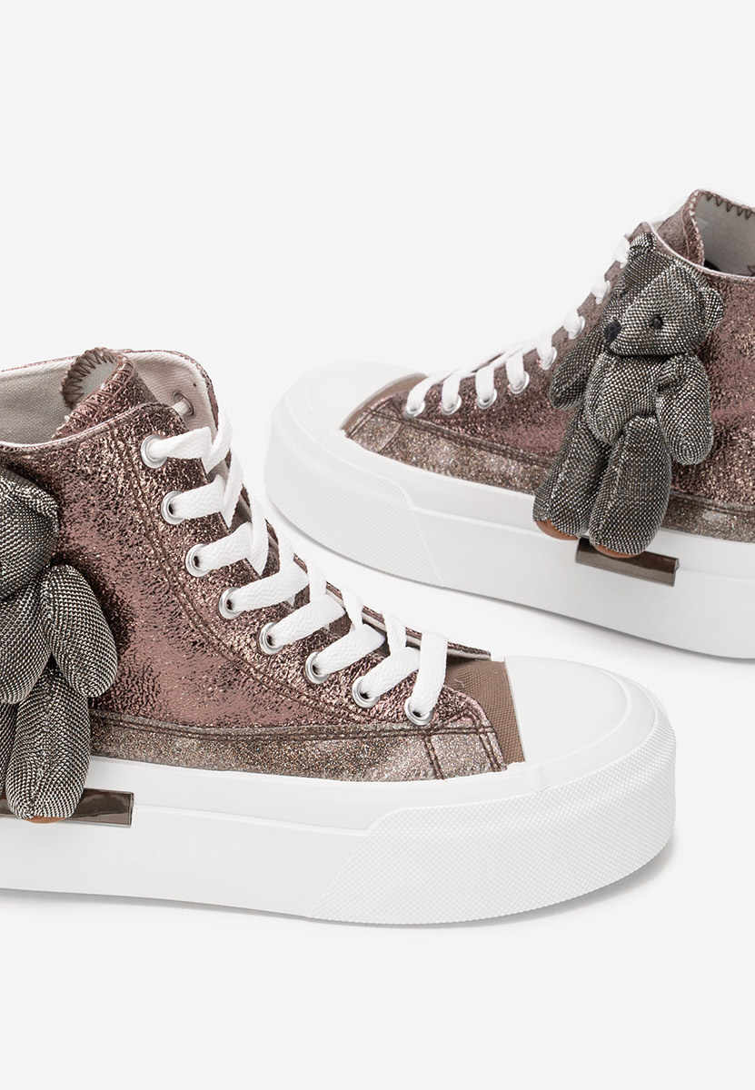 Alisea réz magasszárú teniszcipő