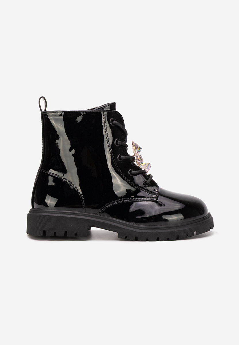 Andonia fekete lány bokacsizma