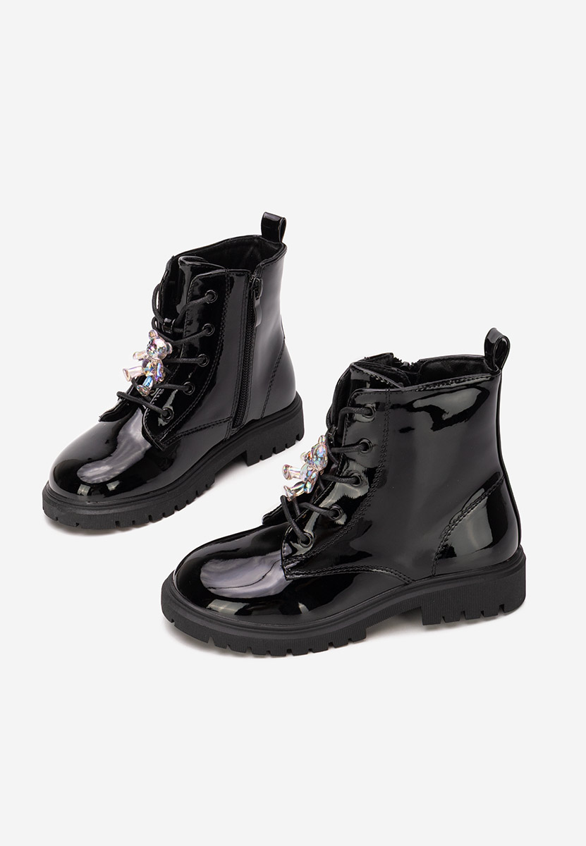 Andonia fekete lány bokacsizma