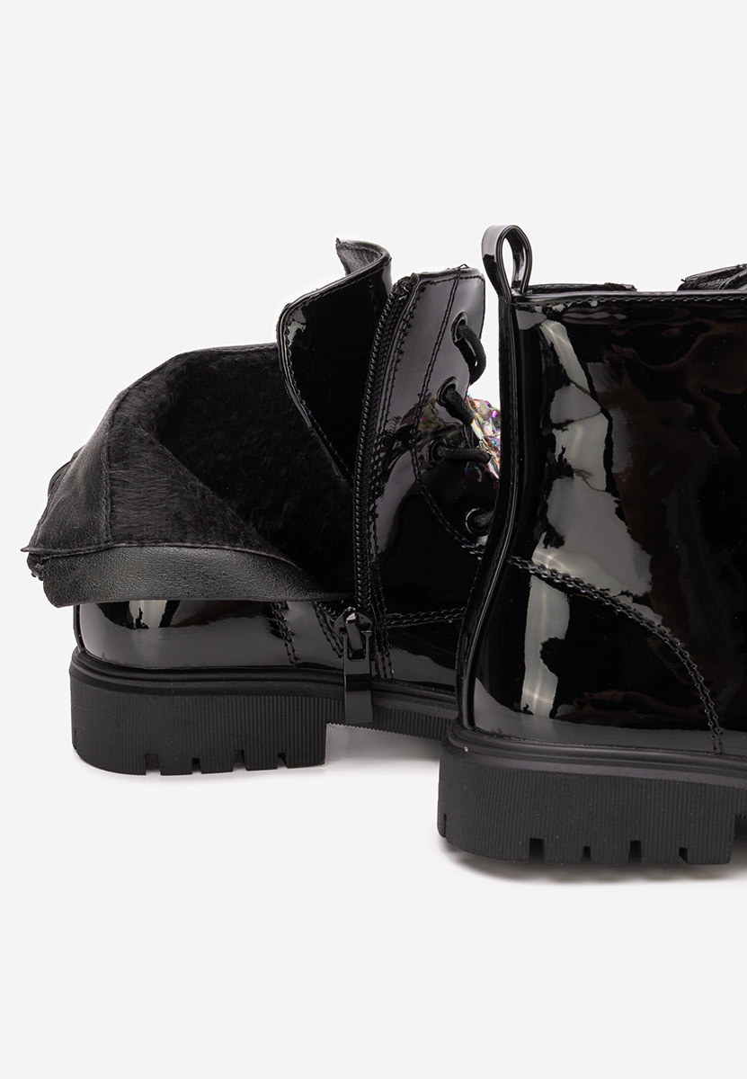 Andonia fekete lány bokacsizma