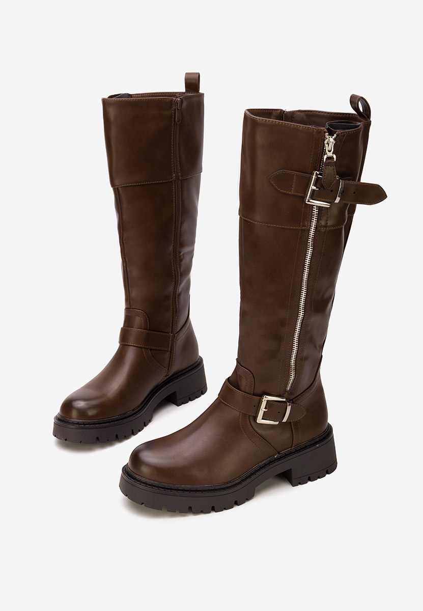 Pavora barna női csizma